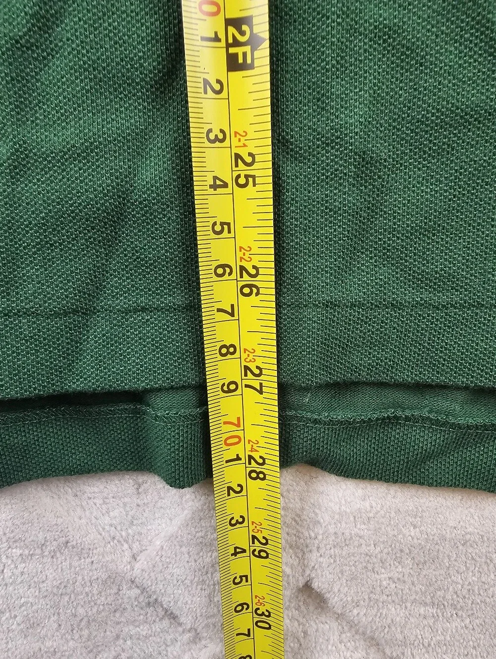 Polo Ralph Lauren Green Polo Shirt Kids Extra Large 18 Solid Green